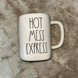 Rae Dunn Cream Mug - Hot Mess Express